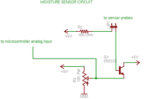 Moisture Sensor Circuit - Rob Faludi