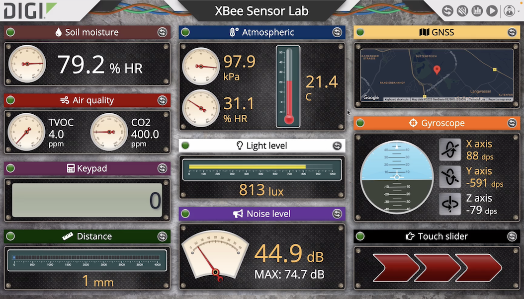 Live Demo – Digi XBee Sensor Lab
