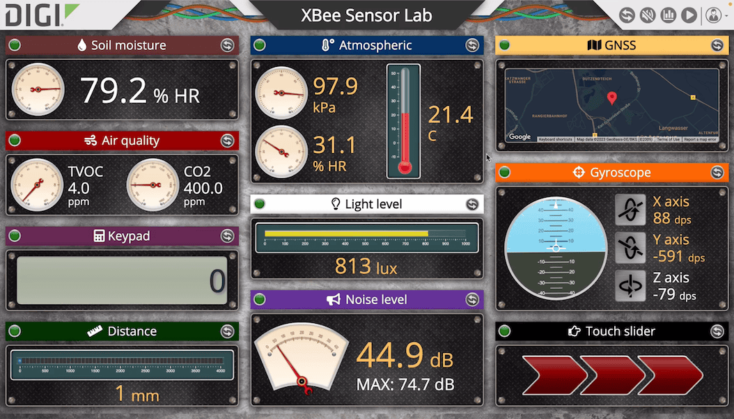 Live Demo – Digi XBee Sensor Lab